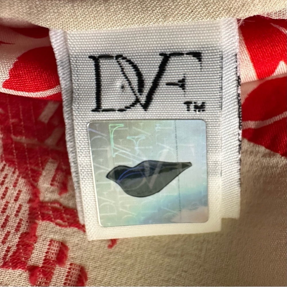 Diane Von Furstenberg Womens Blouse‎ Silk Cowl Neck Asymmetrical size 2 - Picture 11 of 15